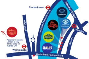 South Bank London Map